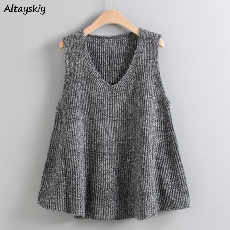 Summer Clothing Young Women - Loose Sweater Vest for Women Fashion