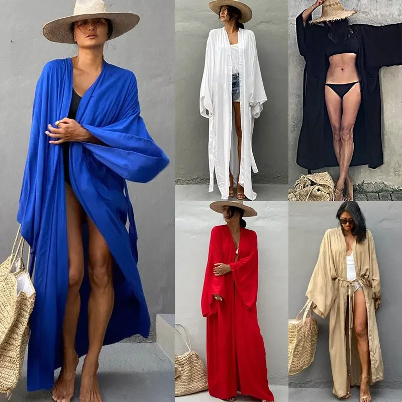 Summer Clothing Wraps - Kimono Women Beach Wear Cover Up