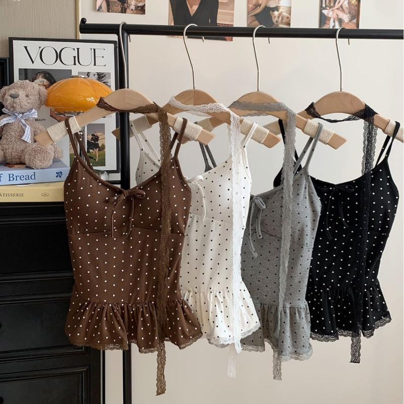 Summer Clothing Young Women - New··Women Clothing Summer Fashion Casual Polka