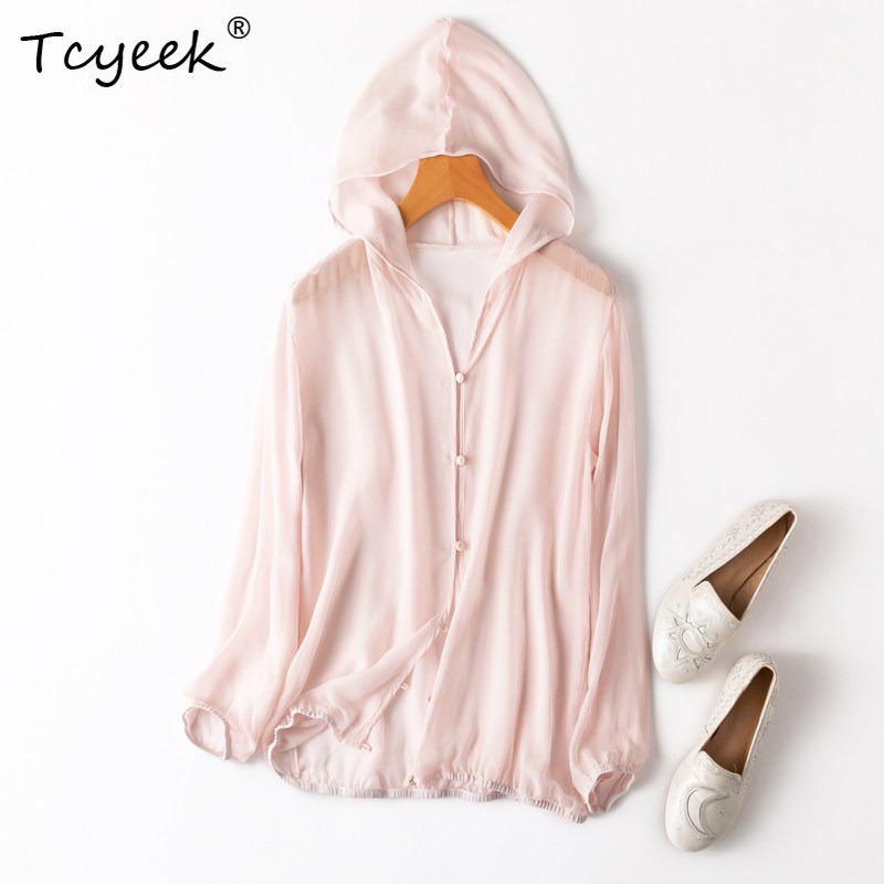 Summer Clothing Usa - Tcyeek 100% Real Mulberry Silk Woman