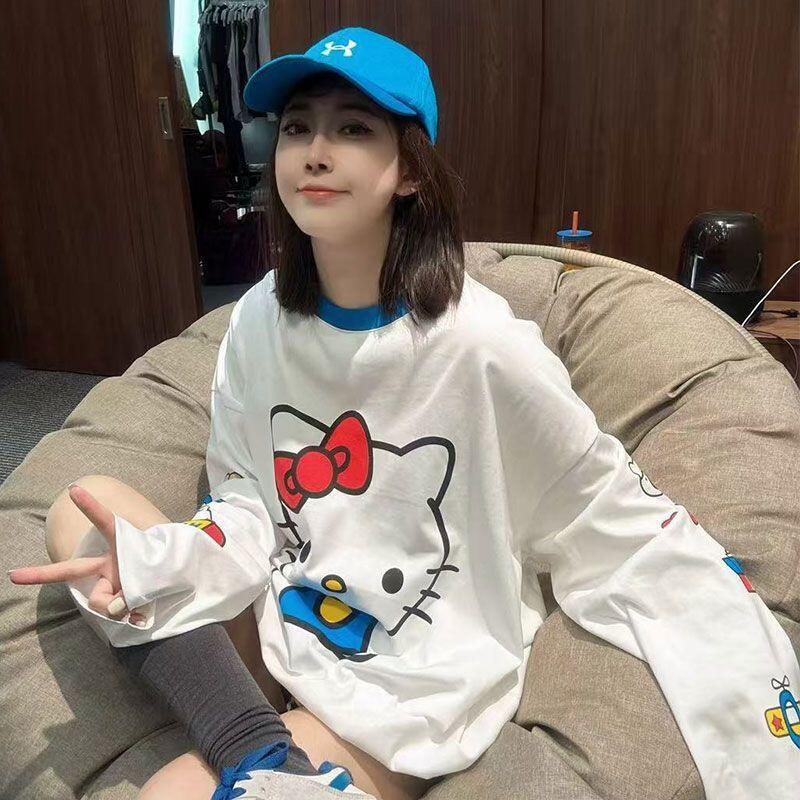 Summer Clothing Usa - Long-Sleeved Hello Kitty Summer New Style
