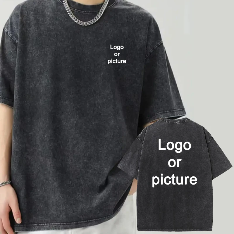 Summer Clothing Old Money - Customized Retro T-Shirt Men's Fashion Old