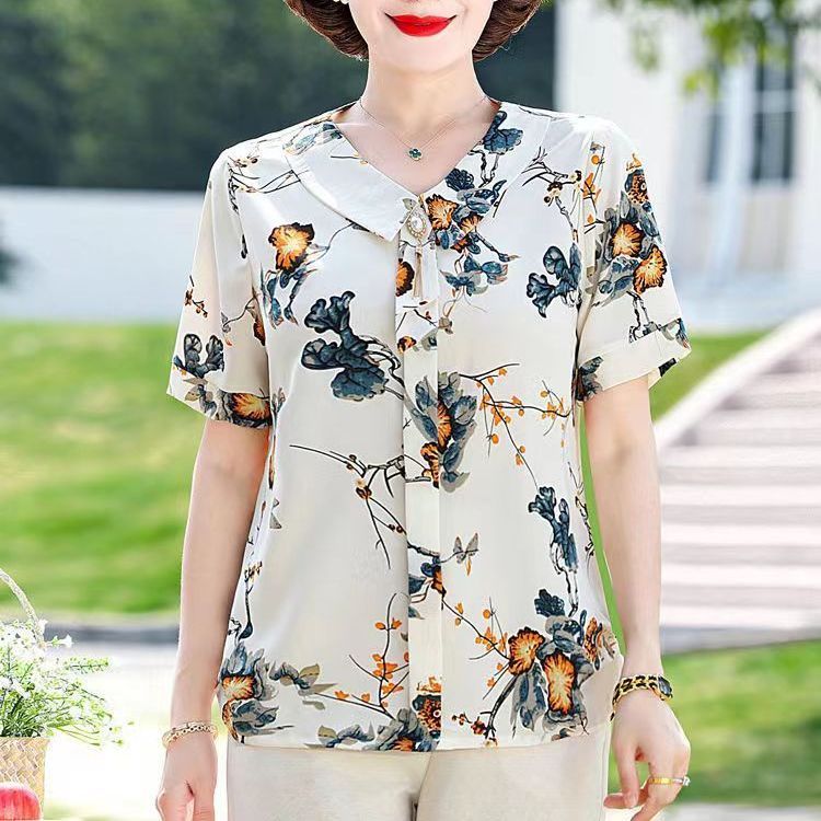 Summer Clothing Over 60 - Slimming Effect Summer New Style Mommy