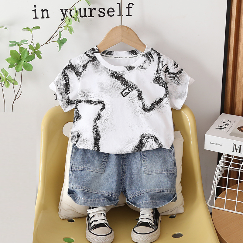 Summer Clothing Drawing For Kids - Toddler Boys Outfit Kids Summer Suit