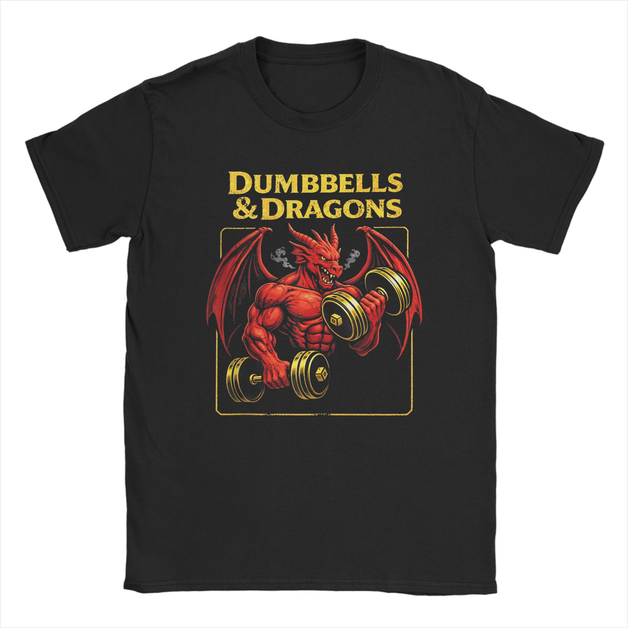 Summer Clothing Ideas - Dumbbells and Dragons Gym T-Shirt for