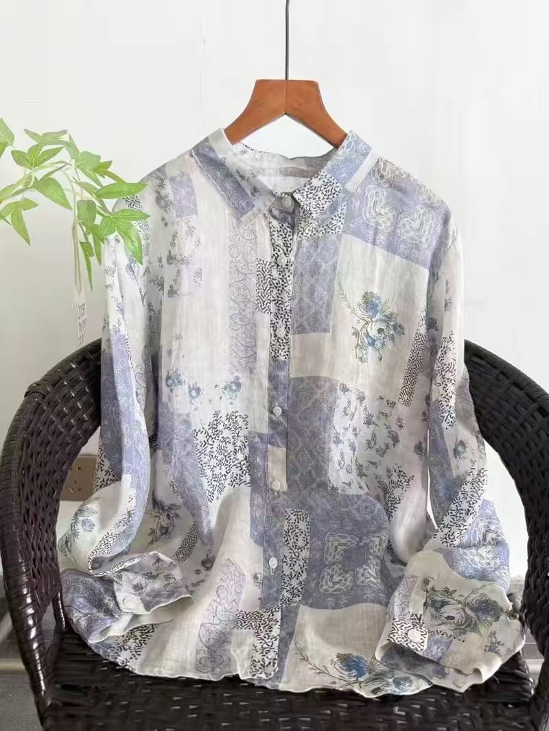 Summer Clothing Brands For Women - 100% Ramie linen shirts and blouses