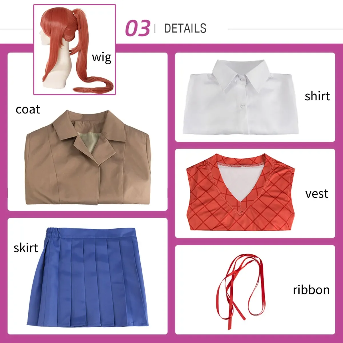 Anime Doki Doki Literature Clu - огляд і ціна Summer Vacation Clothing Men