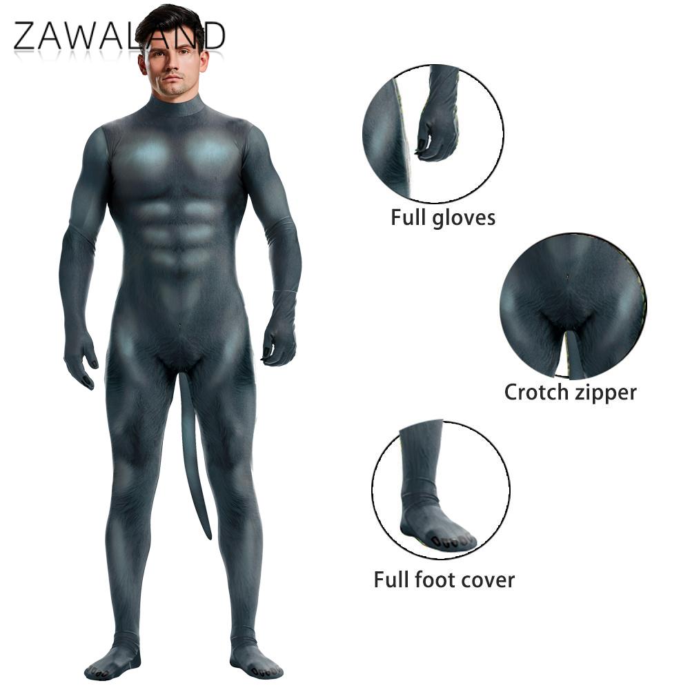 Zawaland Halloween Animal Cost - огляд і ціна Summer Vacation Clothing Men