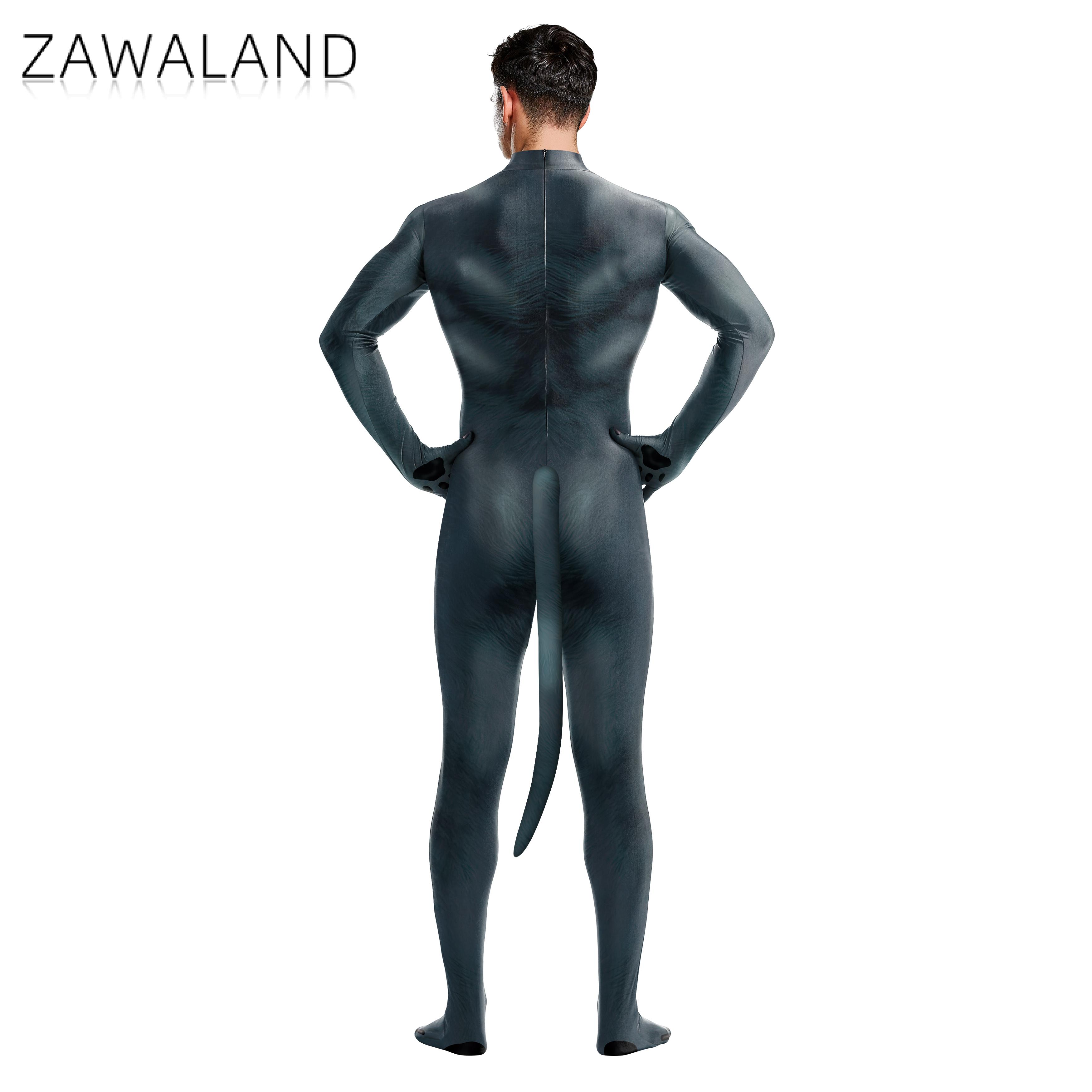 Zawaland Halloween Animal Cost - огляд і ціна Summer Vacation Clothing Men