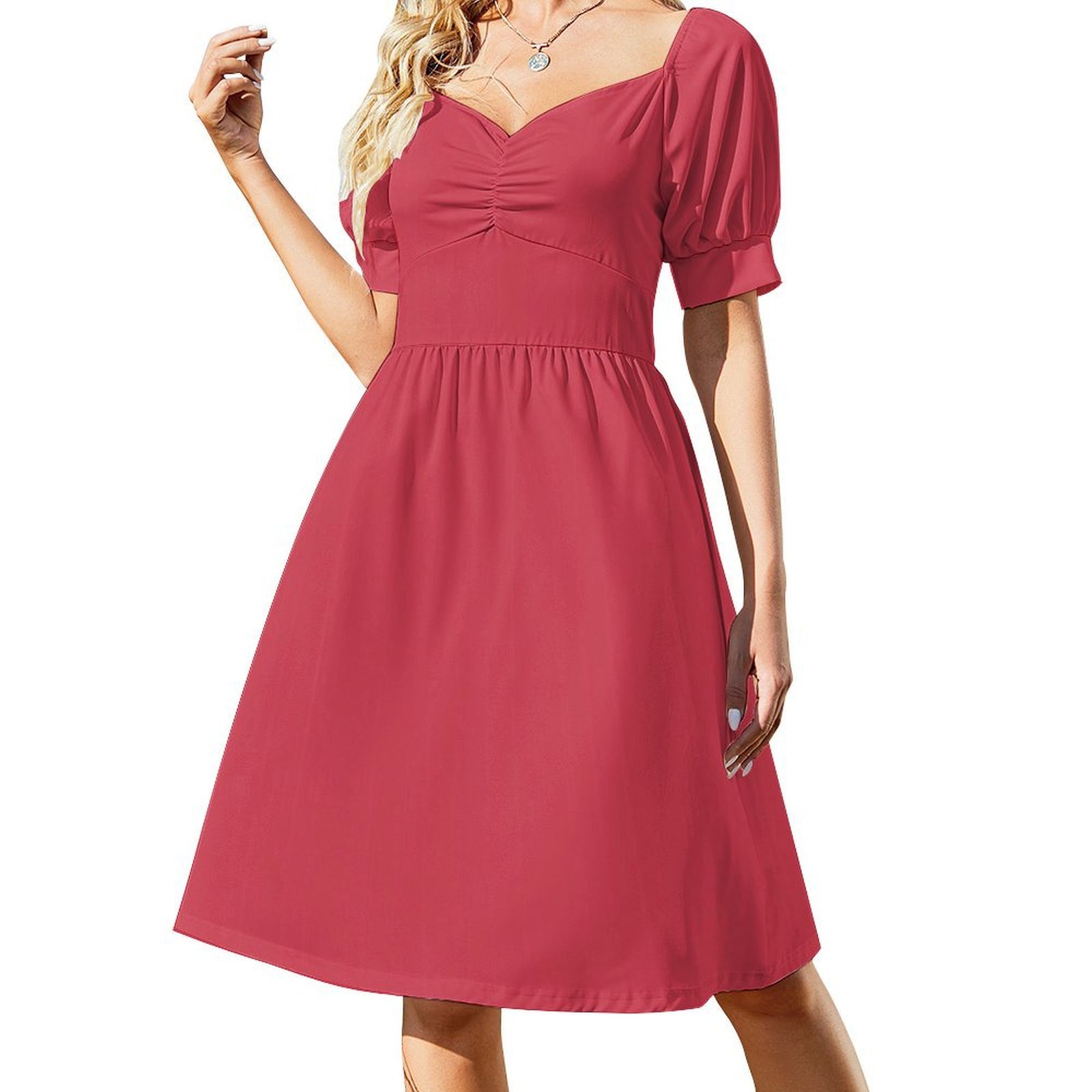 Paprika Floral Smock Dress For - огляд і ціна Summer Clothing Colors