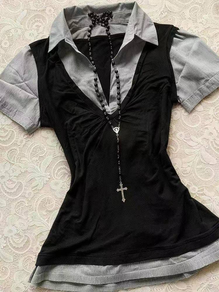 Fairy Grunge Aesthetic Tees Wo - огляд і ціна Summer Clothing Japan