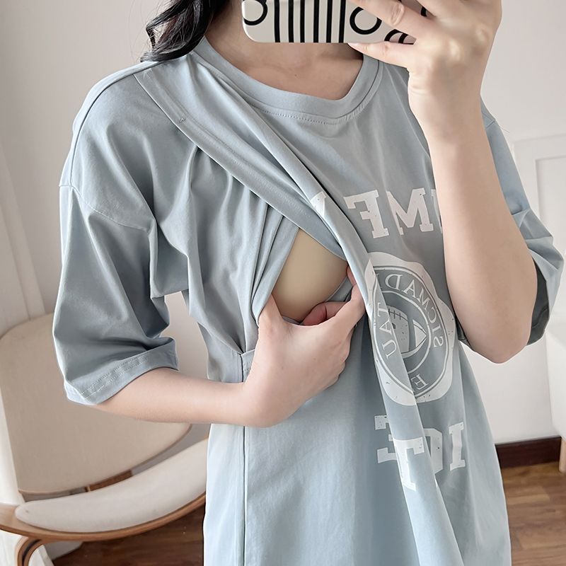 Nursing Dress Pregnant Breastf - огляд і ціна Summer Clothing Usa