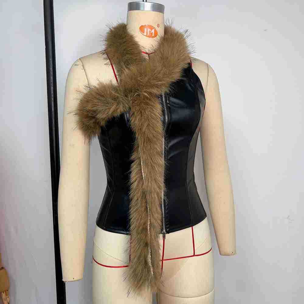 Sexy PU Leather Fishbone Wrap  - огляд і ціна Summer Clothing Wraps