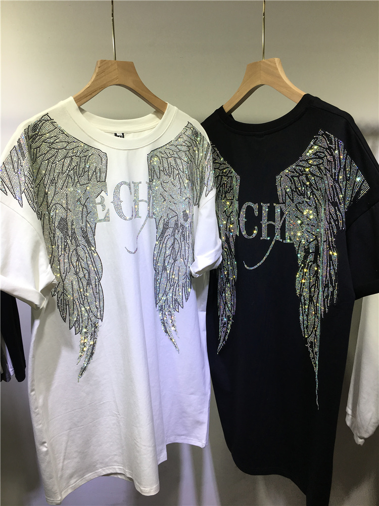 L-4XL Oversize Rhinestone Ange - огляд і ціна Summer Clothing Brands For Women
