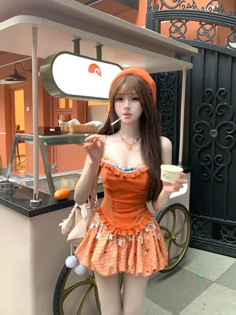 Summer New Orange Dopamine Swe - огляд і ціна Summer Clothing Bundle