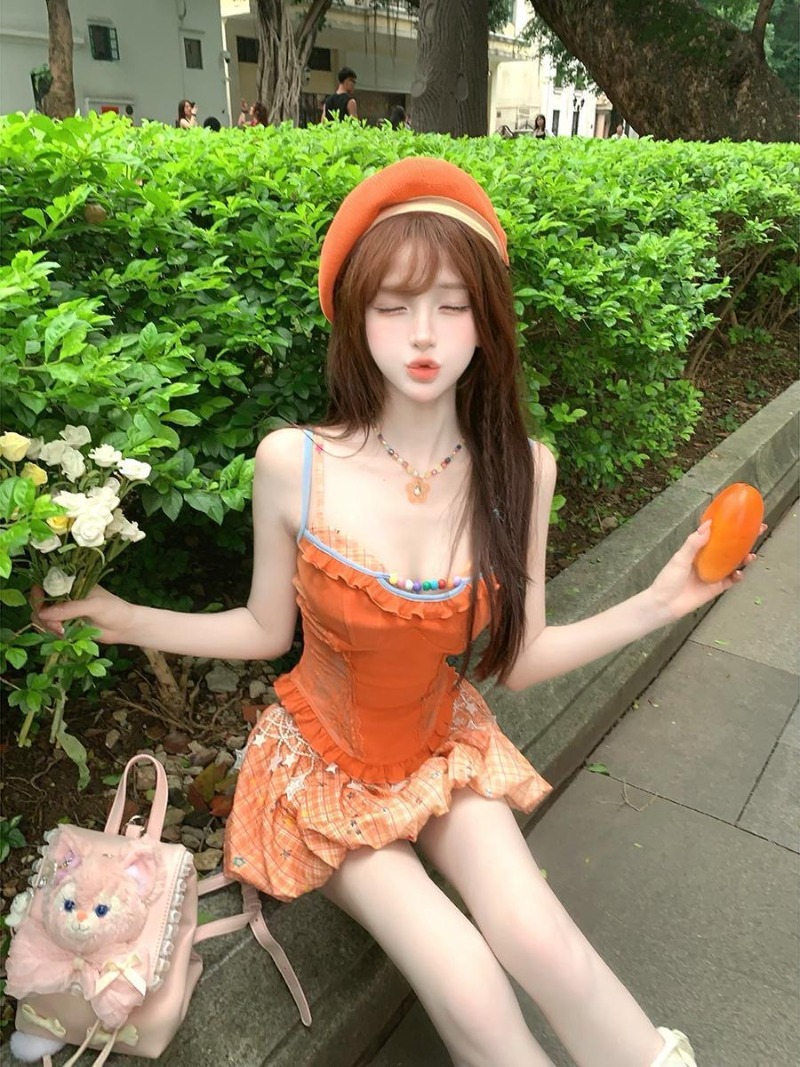 Summer New Orange Dopamine Swe - огляд і ціна Summer Clothing Bundle