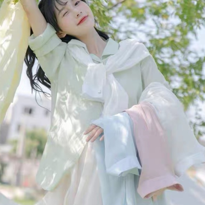 Candy Color Shirts for Women S - огляд і ціна Summer Clothing Young Women
