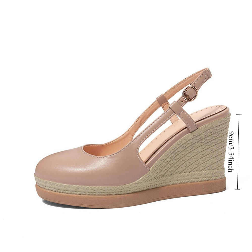 Women's T‑Strap Wedge Sandals  - огляд і ціна Espadrille Sandal Women