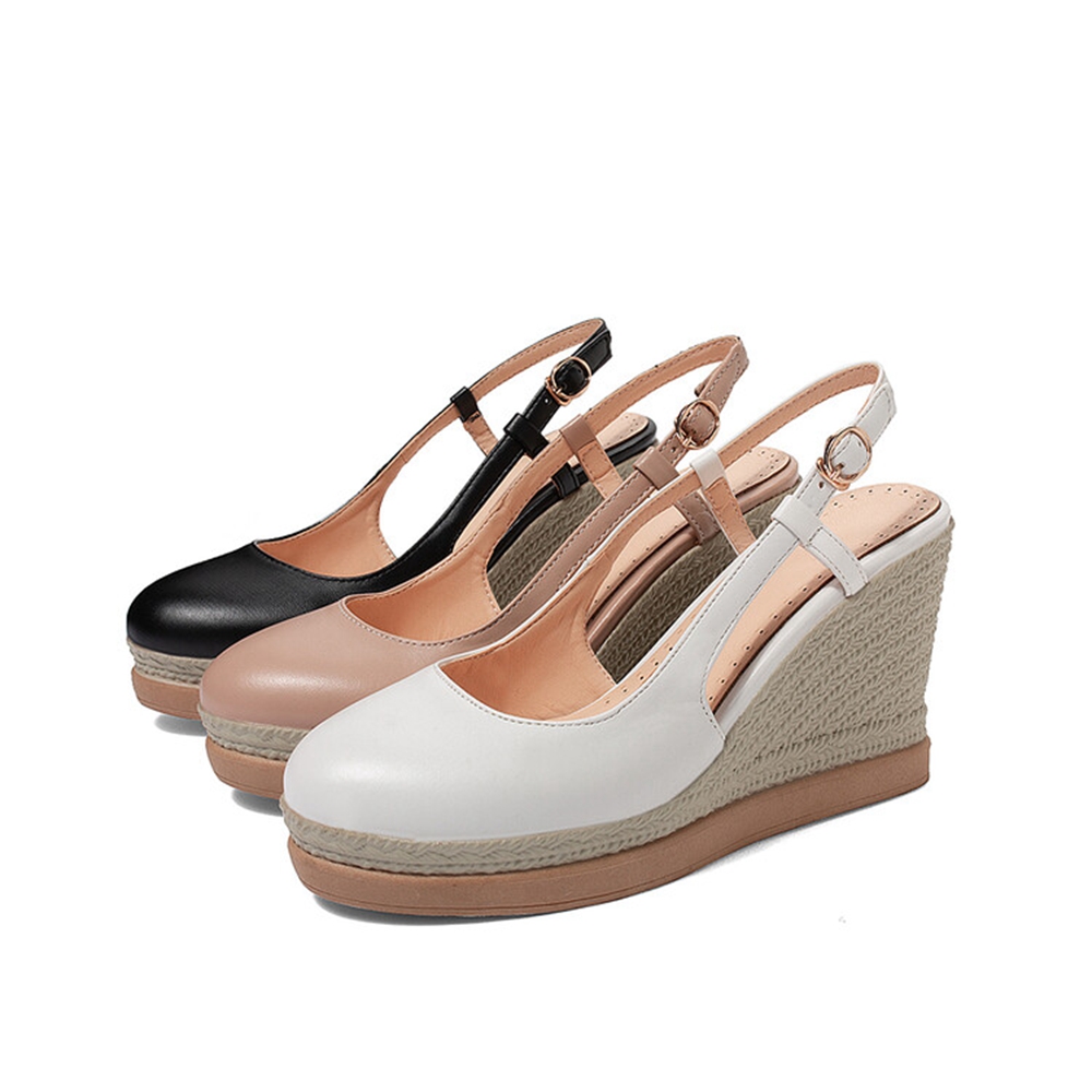 Women's T‑Strap Wedge Sandals  - огляд і ціна Espadrille Sandal Women