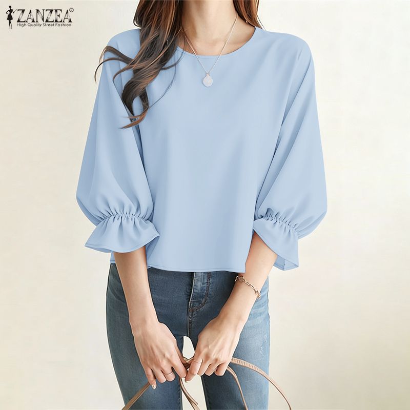 ZANZEA Woman Minimalist 3/4 Pu - огляд і ціна Summer De Clothing