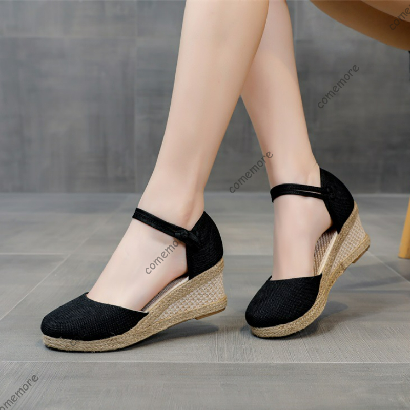 Comemore Sandals High Heel Sum - огляд і ціна Espadrille Sandal Women