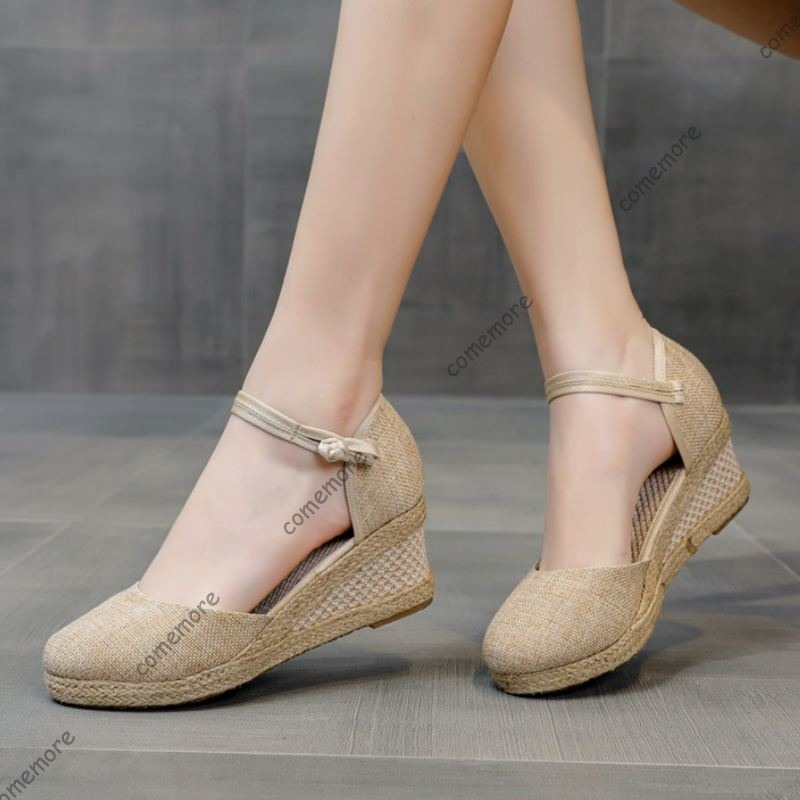 Comemore Sandals High Heel Sum - огляд і ціна Espadrille Sandal Women