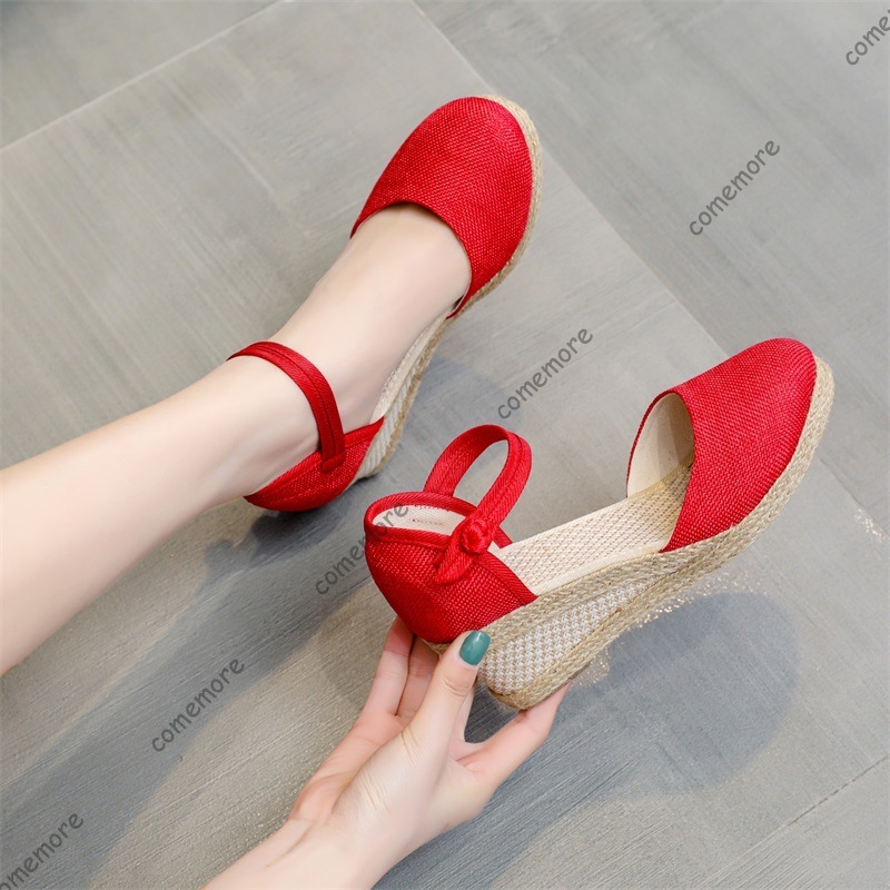 Comemore Sandals High Heel Sum - огляд і ціна Espadrille Sandal Women