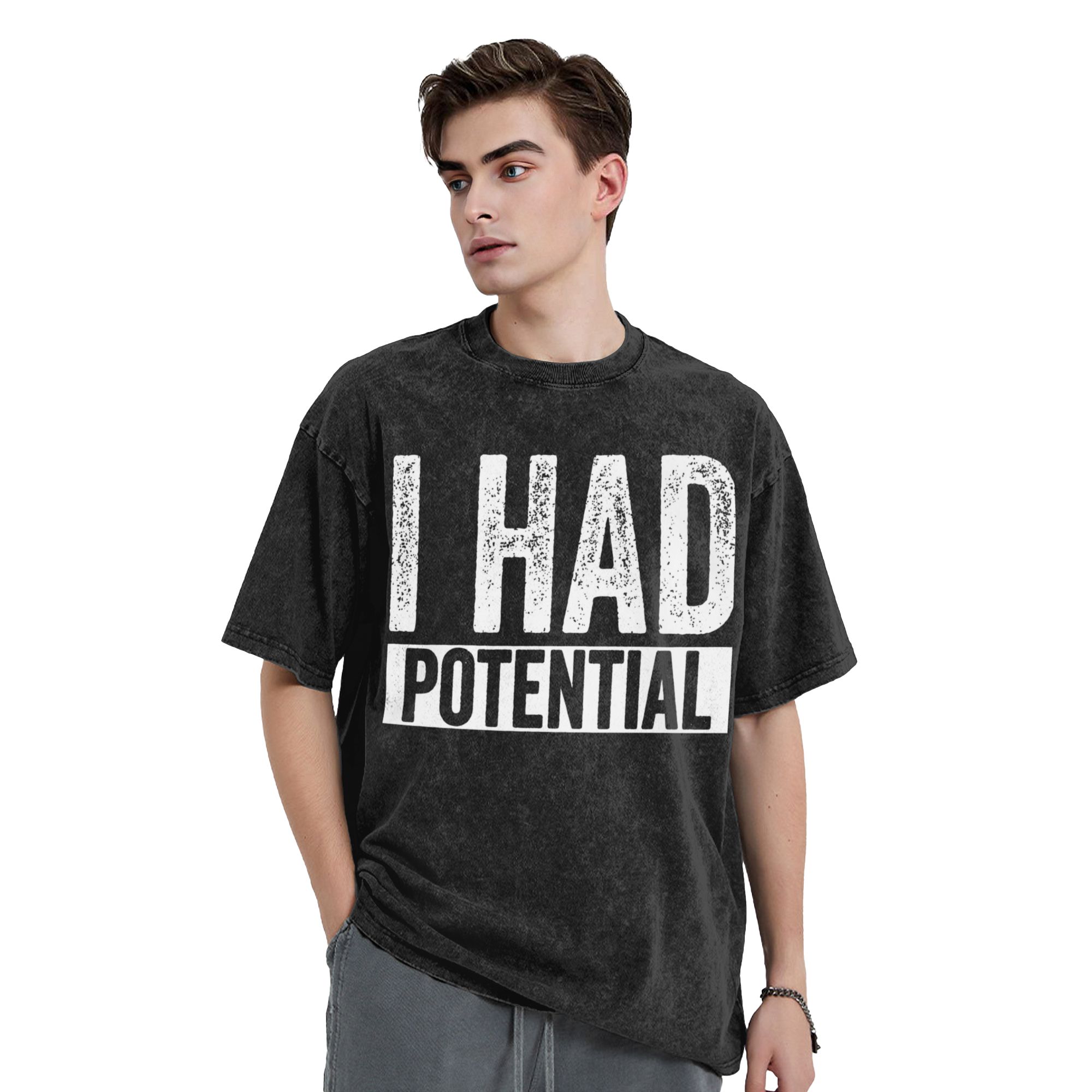 I Had Potential T-Shirts for M - огляд і ціна Summer Clothing Ideas