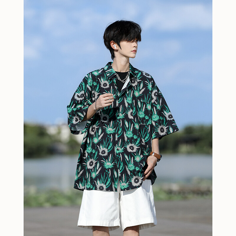 plus Size Men's Hawaiian Shirt - огляд і ціна Summer Vacation Clothing Men
