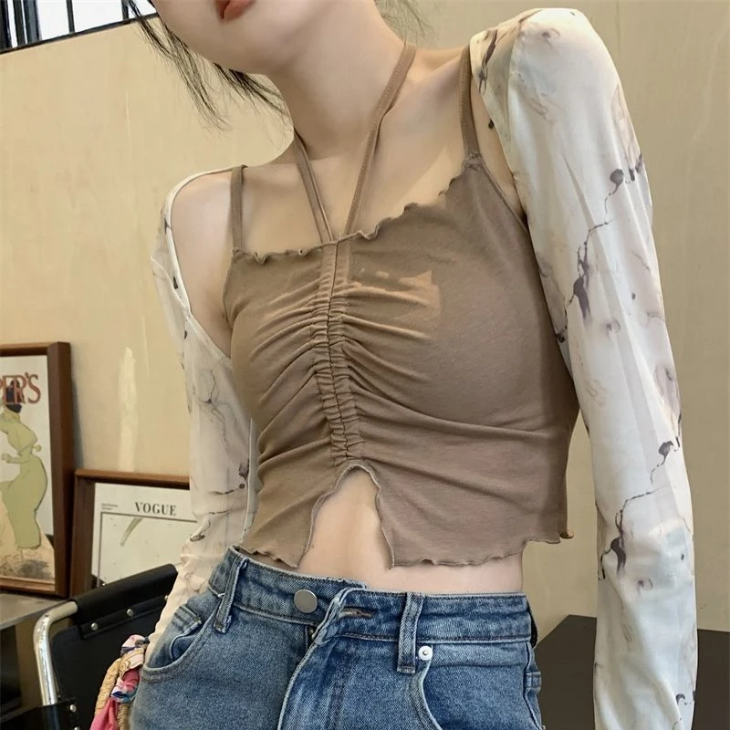 Sets Women Halter Sexy Crop To - огляд і ціна Summer Clothing Young Women