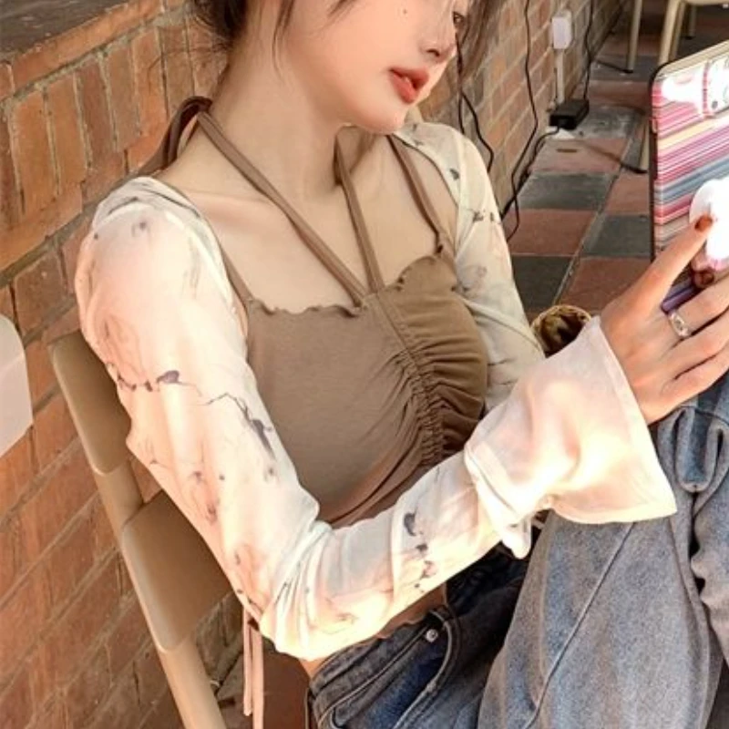 Sets Women Halter Sexy Crop To - огляд і ціна Summer Clothing Young Women