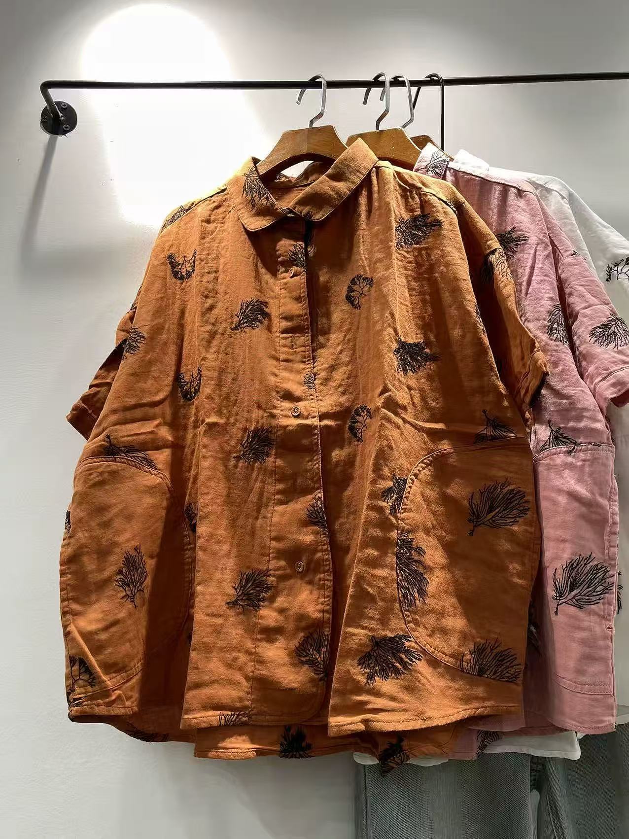 Bust 128cm oversized shirts an - огляд і ціна Summer Clothing Japan