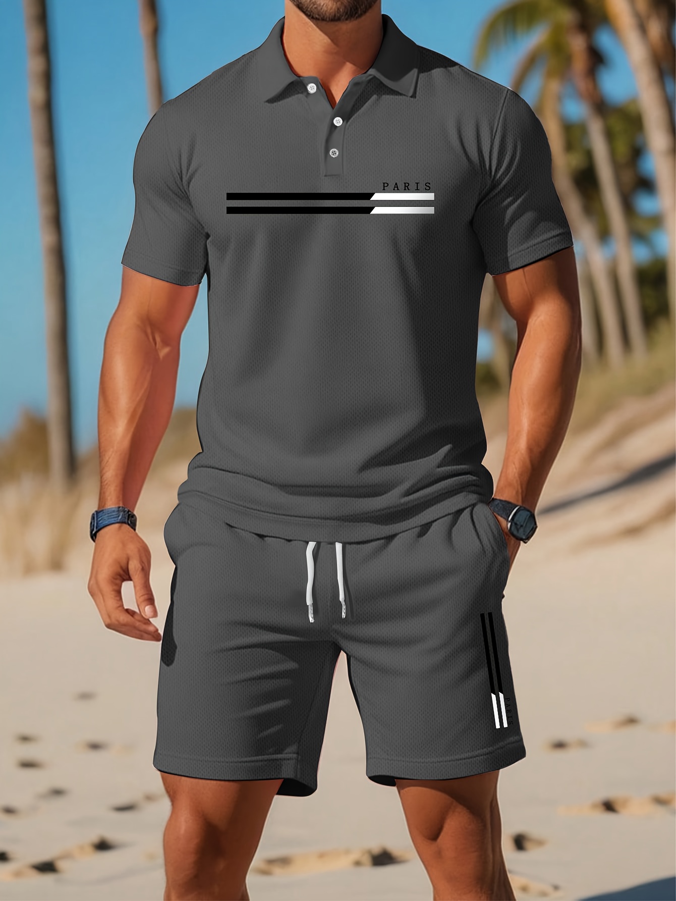 2026 Summer Men's Polo Set - 3 - огляд і ціна Summer Clothing Shops
