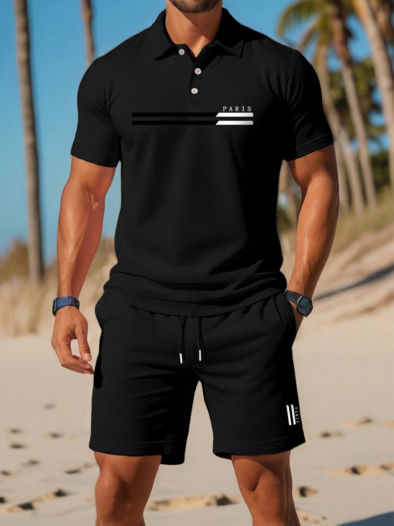 2026 Summer Men's Polo Set - 3 - огляд і ціна Summer Clothing Shops