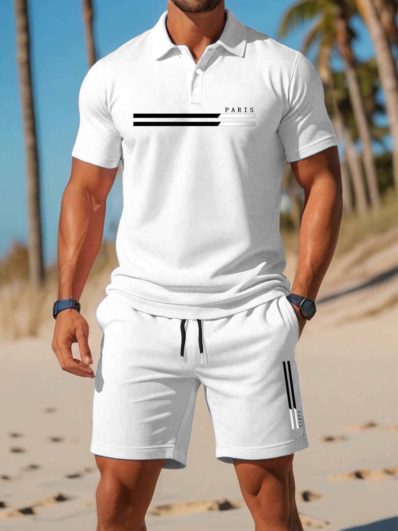 2026 Summer Men's Polo Set - 3 - огляд і ціна Summer Clothing Shops