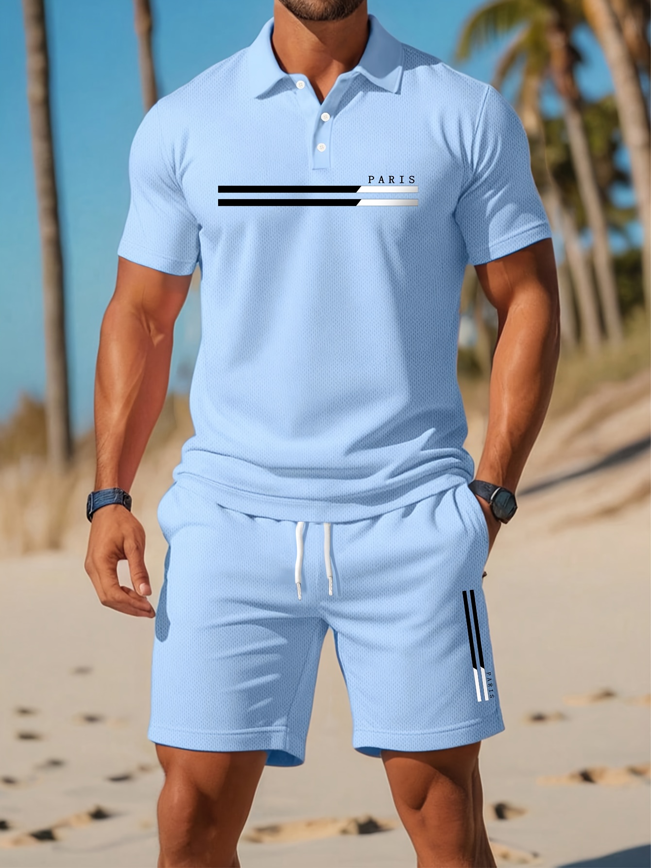 2026 Summer Men's Polo Set - 3 - огляд і ціна Summer Clothing Shops