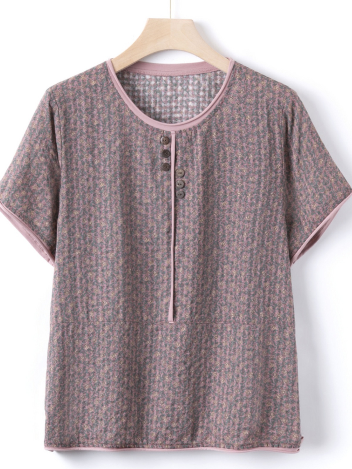 Casual Cotton Silk Short Sleev - огляд і ціна Summer Clothing Over 60