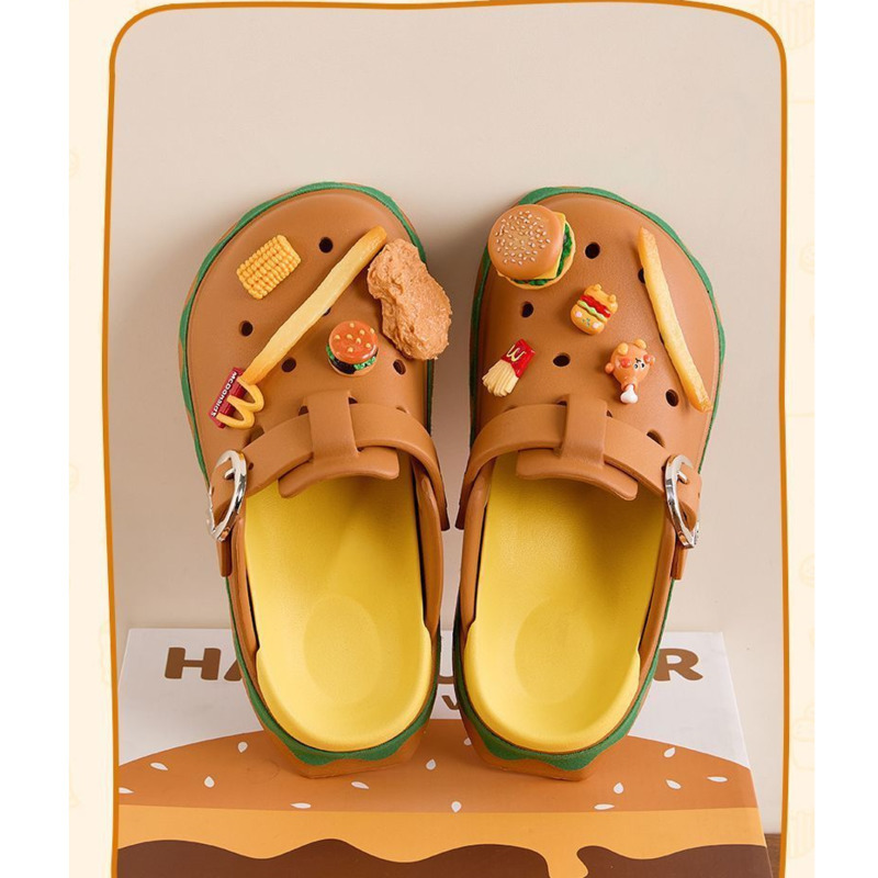 Funny Hamburger Summer Slipper - огляд і ціна Summer Clothing Wraps