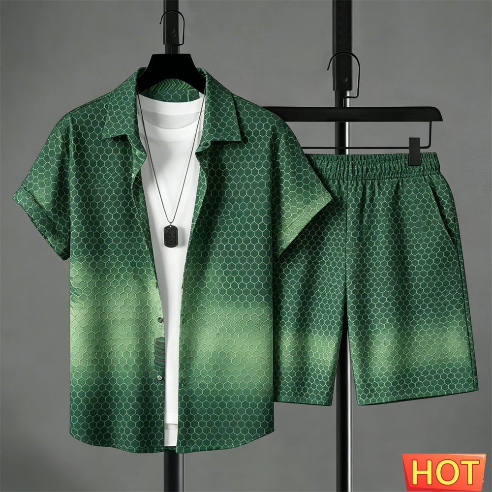 Summer Outfits Man Shirt Set G - огляд і ціна Summer Clothing Beach
