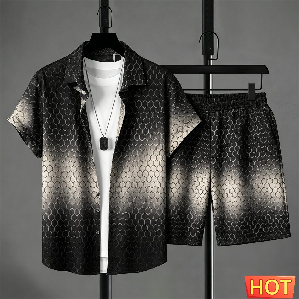 Summer Outfits Man Shirt Set G - огляд і ціна Summer Clothing Beach