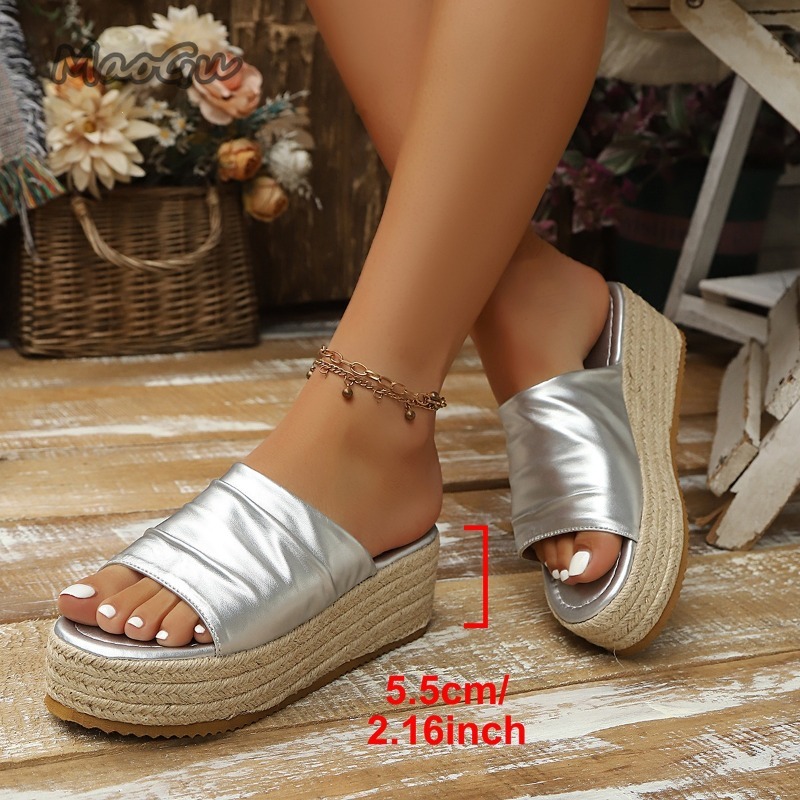 Women's Ruched Espadrille Wedg - огляд і ціна Espadrille Sandal Women