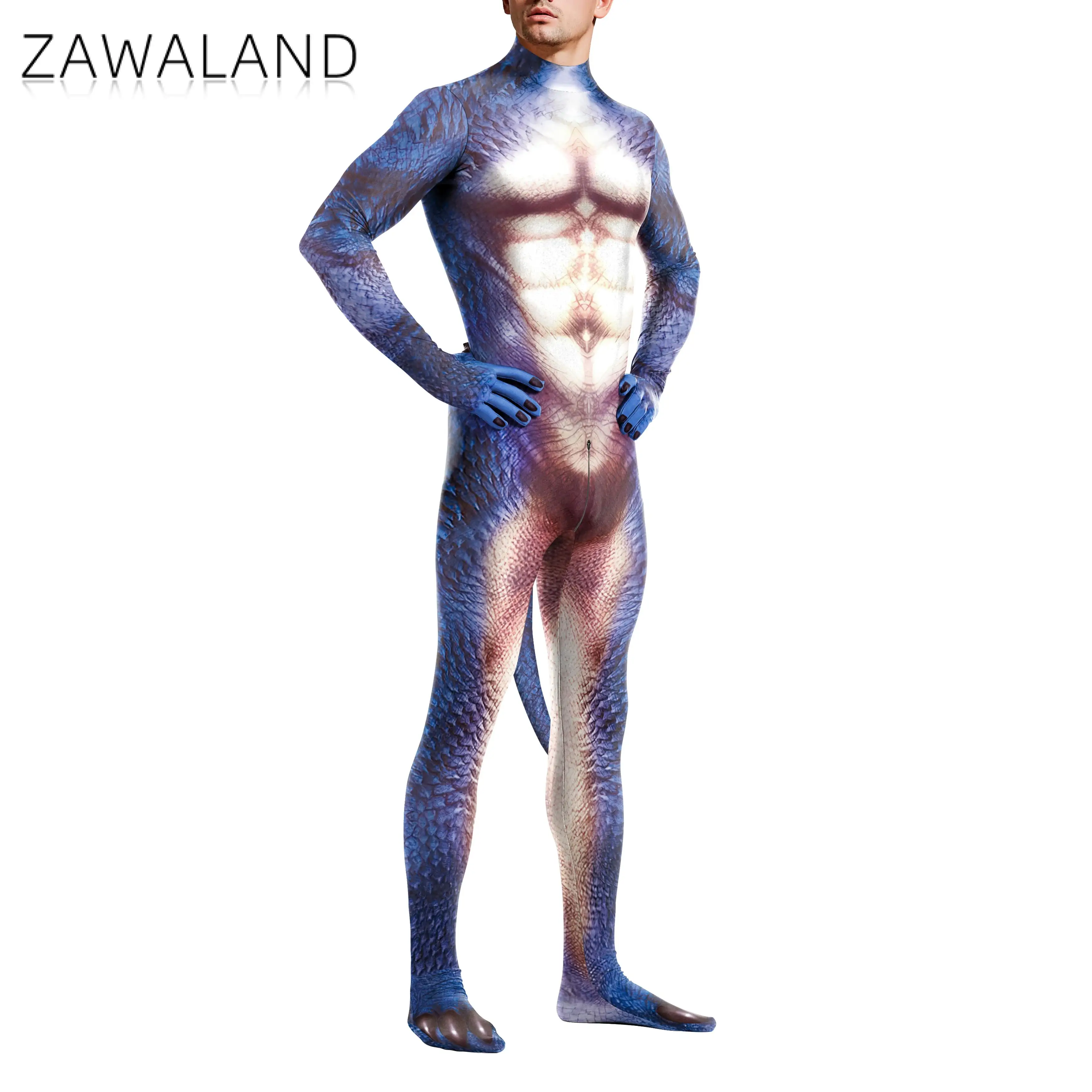 Zawaland Snake Dragon Men Cost - огляд і ціна Summer Vacation Clothing Men