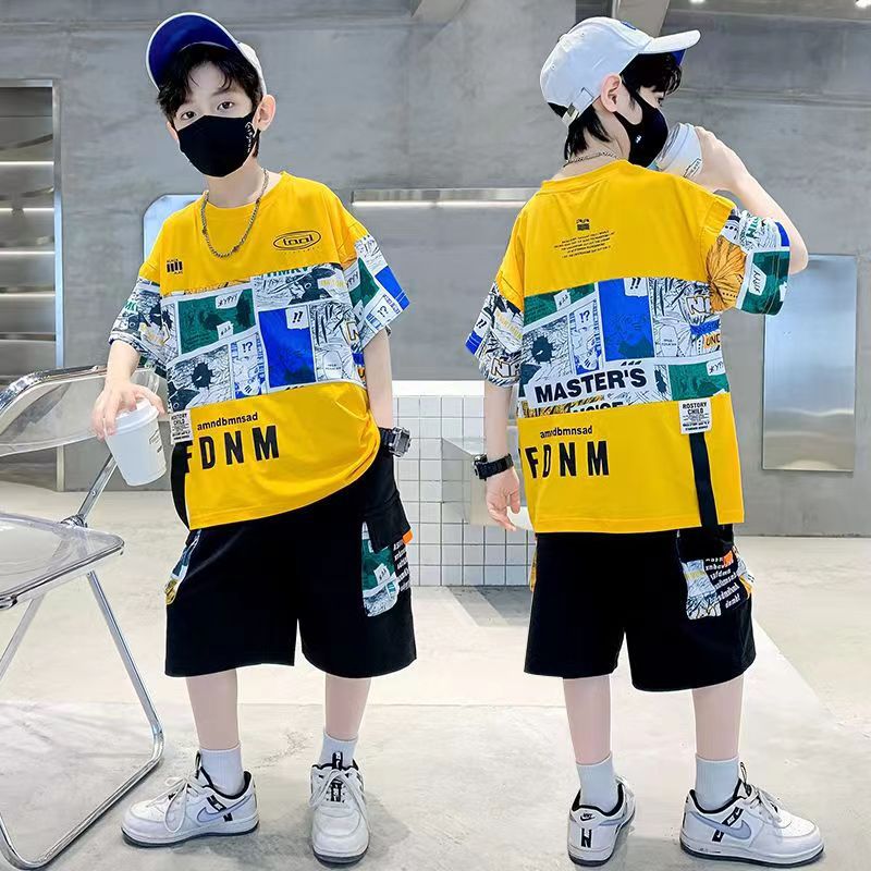 Teen Boys Clothing Set Summer  - огляд і ціна Summer Clothing Drawing For Kids