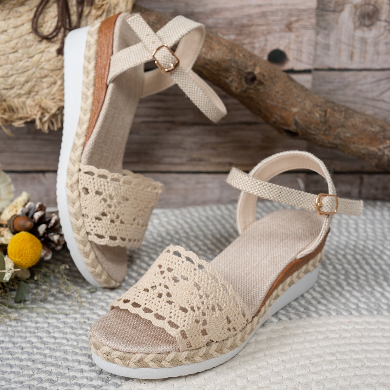 Women Lace Wedge Sandals Espad - огляд і ціна Espadrille Sandal Women