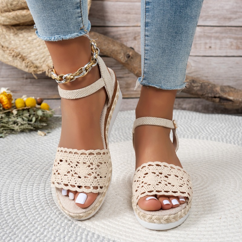 Women Lace Wedge Sandals Espad - огляд і ціна Espadrille Sandal Women