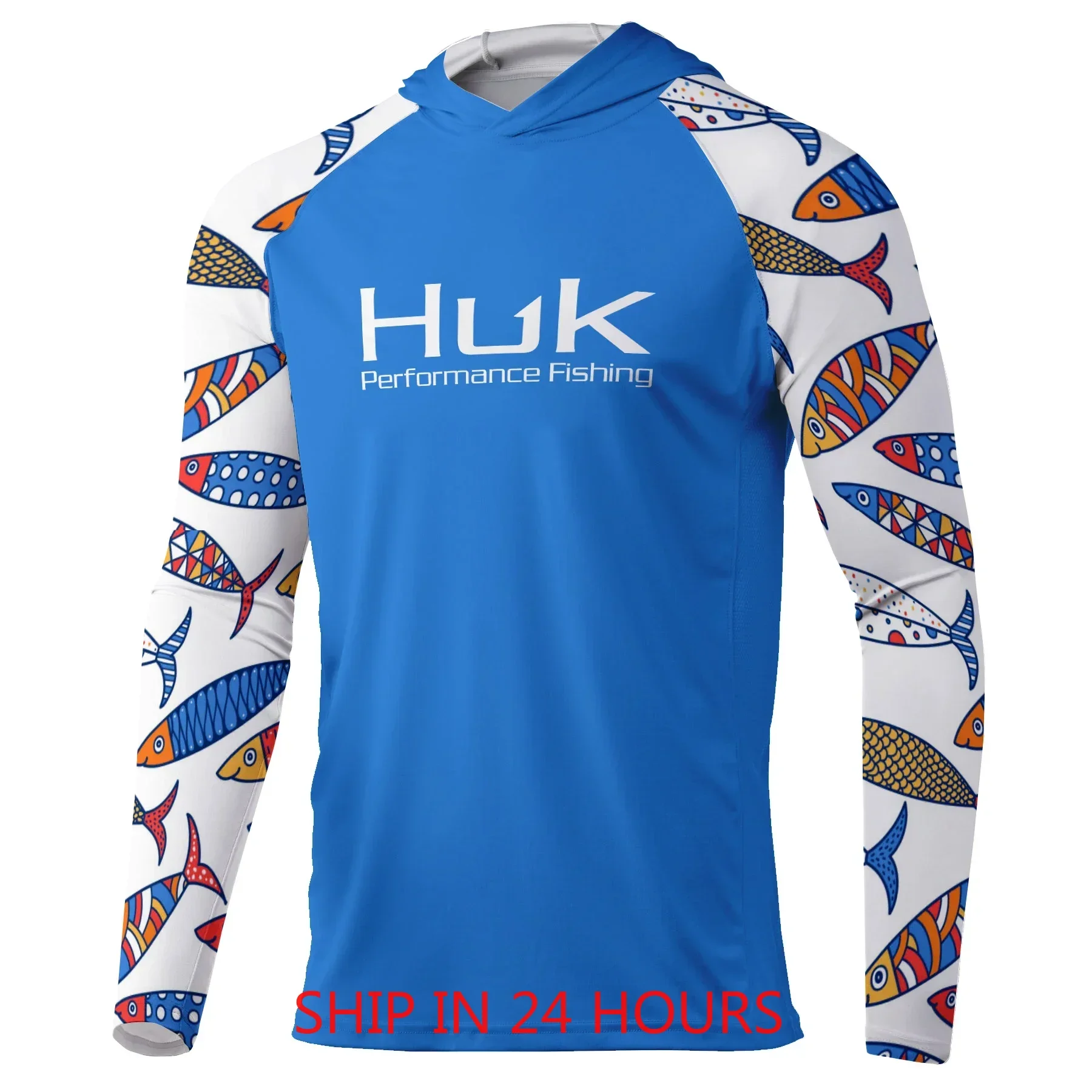 HUK Fishing Hoodie Shirts Men  - огляд і ціна Summer De Clothing