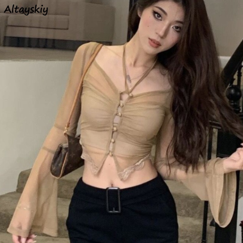 Sheer T-shirts for Women Hot G - огляд і ціна Summer Clothing Young Women