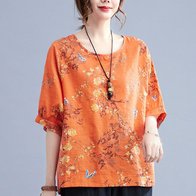 Summer New Cotton Linen Slim F - огляд і ціна Summer Clothing Over 60