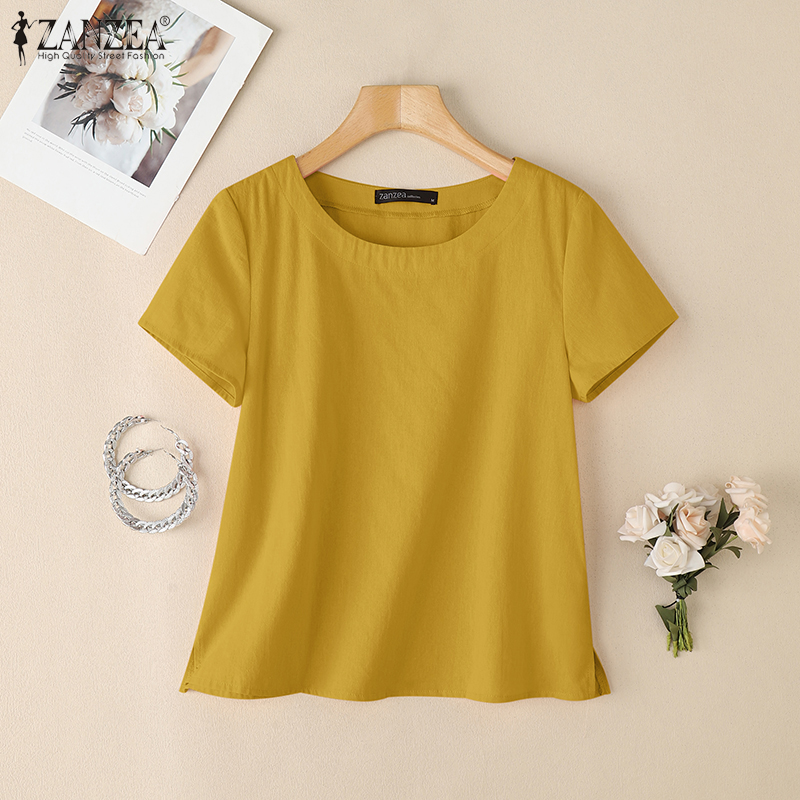 ZANZEA Summer Casual Cotton Bl - огляд і ціна Summer De Clothing
