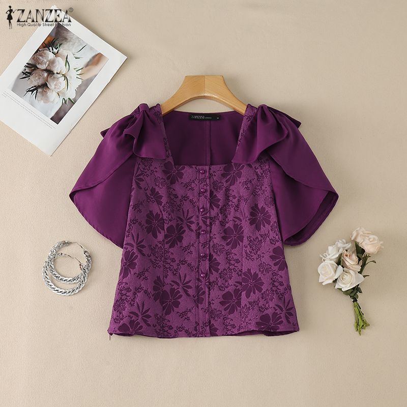 ZANZEA Woman Elegant Floral Ja - огляд і ціна Summer De Clothing